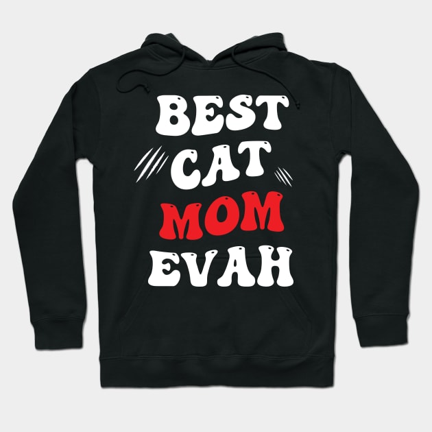 groovy best cat mom ever mothers day design for mom Hoodie by tee-Shirter